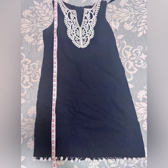 Blue Dress with Lace Details - Picture 8 of 8